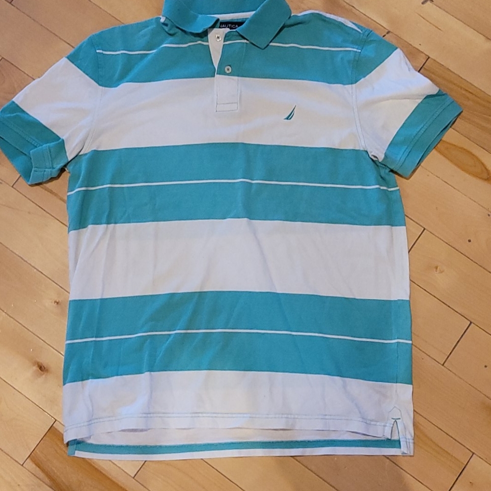 Nautica Men's Stripped Poli